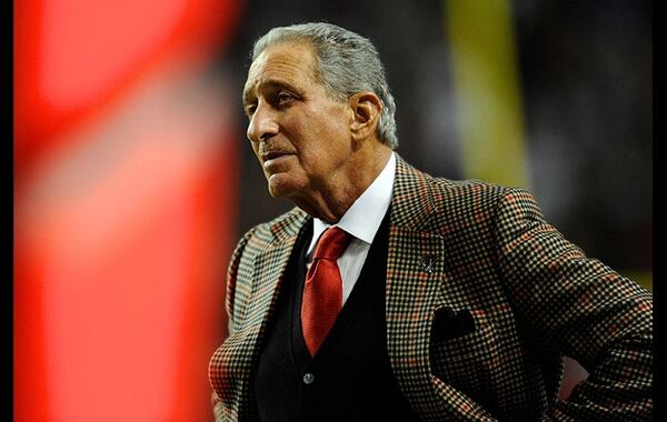 Arthur Blank, frustrated owner of the Falcons. CREDIT: AJC