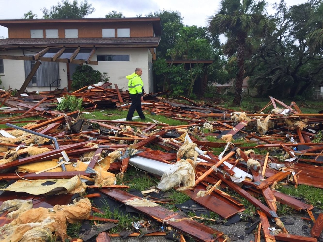 Photos: Hurricane Irma makes landfall in Florida, leaves damage behind