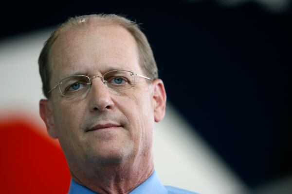 080819 -- Atlanta, Ga. (CQ) Richard Anderson, 52, is CEO of Delta Air Lines, as of September 1, 2007 and has overseen major cutbacks at the carrier, led a continued international expansion and announced a merger with Northwest Airlines. Portraits of Anderson at Delta's Heritage Museum Tuesday, August 19, 2008. Photo by Vino Wong / vwong@ajc.com