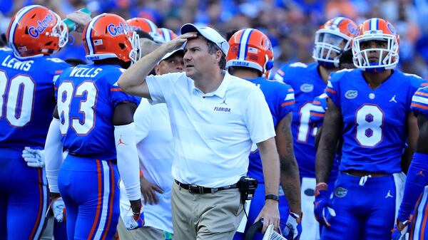 Dan Mullen is in his first season coaching the Florida Gators.