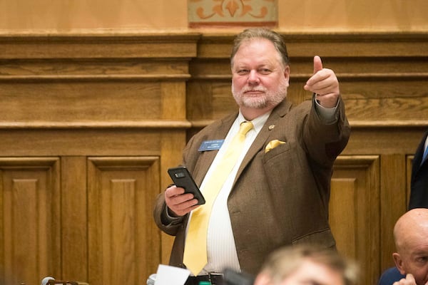 State Sen. Jeff Mullis, R-Chickamauga, was the sponsor of legislation that created leadership committees that can raise unlimited amounts of campaign cash, even during the legislative session. Only the governor, the opposing party’s gubernatorial nominee, the lieutenant governor and party caucuses are allowed to create the committees. A federal judge ruled that the law gave Gov. Brian Kemp an unfair advantage because he was the only candidate who create such a fund before the primary. (ALYSSA POINTER/ALYSSA.POINTER@AJC.COM)