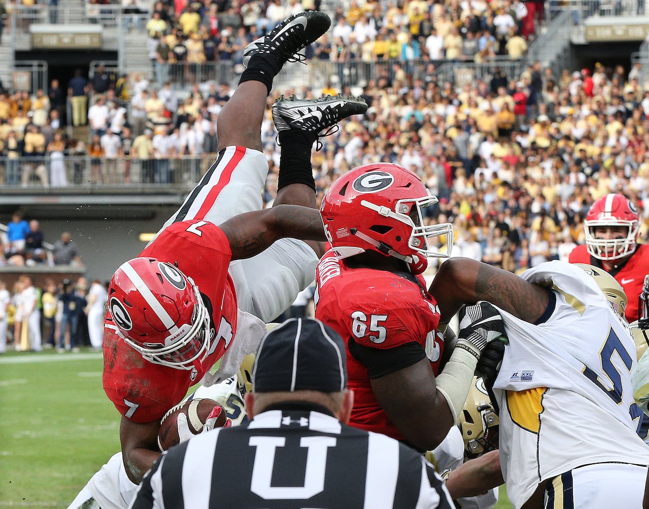 Photos: It’s Georgia in an easy win over Tech