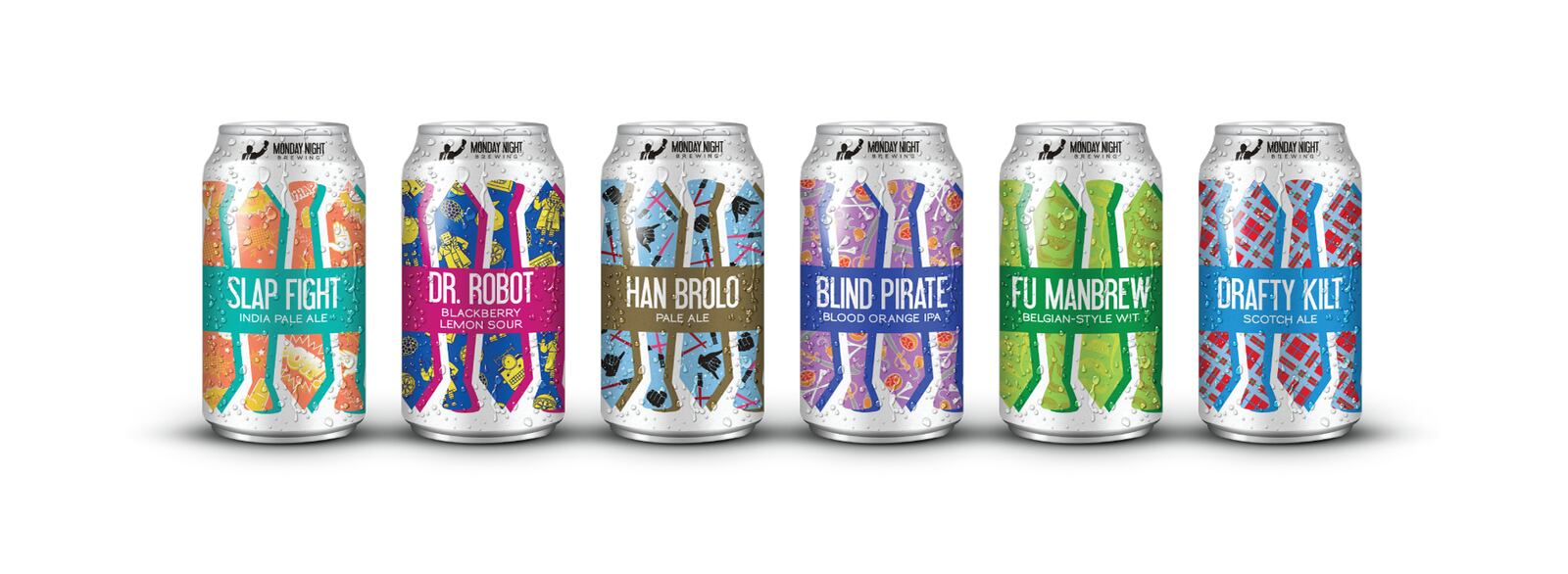 The new Monday Night core lineup will be packaged in cans with a new design. Bob Townsend for The Atlanta Journal-Constitution