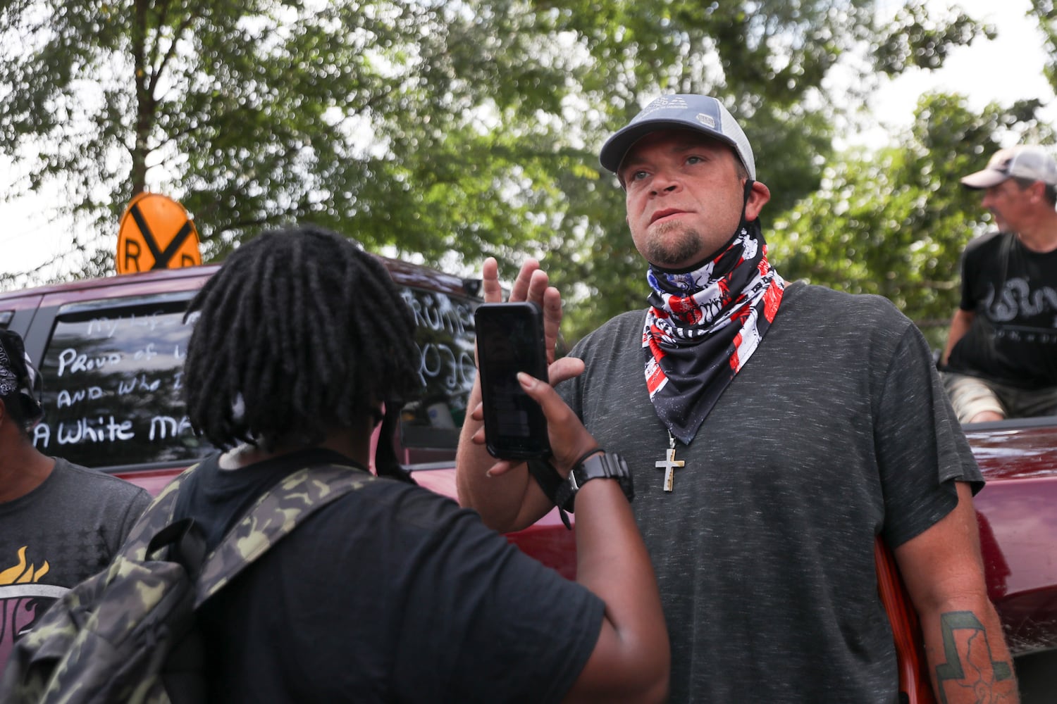 Stone mountain protest