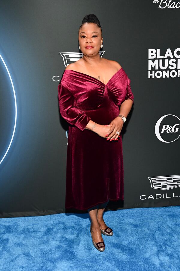 Roxanne Shanté arrives for the Black Music Honors event on May 19 at the Cobb Energy Centre.