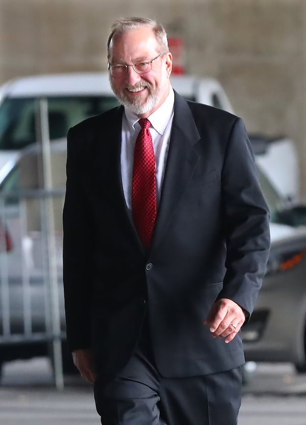 Contractor Charles P. Richards Jr. arrives for his sentencing hearing on bribery charges at the Richard B. Russell Federal Building on Tuesday, October 10, 2017, in Atlanta. He was sentened to 27 months in prison for his role in the Atlanta City Hall bribery scheme. Curtis Compton/ccompton@ajc.com