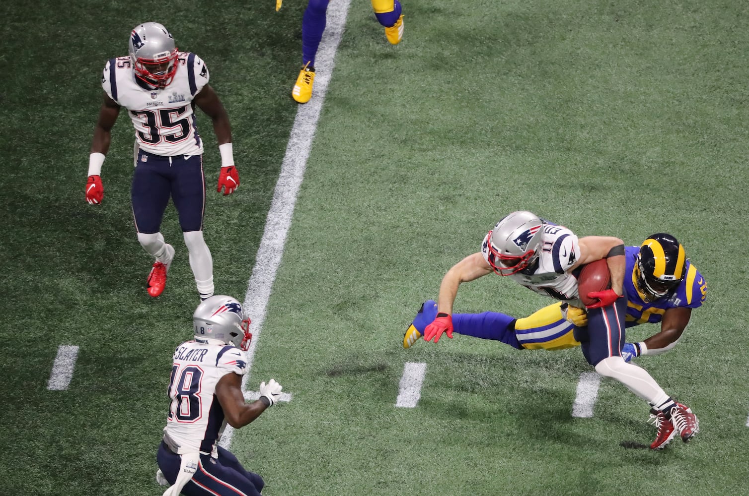 Photos: Patriots, Rams collide in Super Bowl in Atlanta