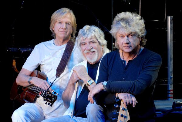 Justin Hayward, Graeme Edge and John Lodge have played together for 50 years. Photo: