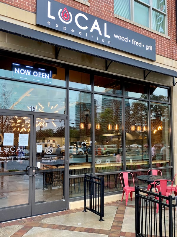 The second location of Local Expedition Wood-Fired Grill opened in Sandy Springs just a couple of weeks before the pandemic hit. Wendell Brock for The Atlanta Journal-Constitution