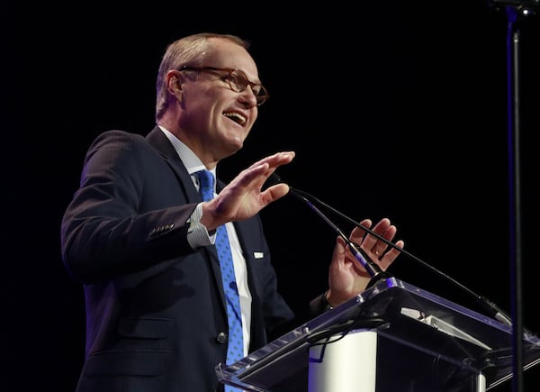 Lt. Gov. Casey Cagle and other Georgia Senate leaders this week made the case for two bills to reorganize health care planning in the state and fight the opioid crisis. BOB ANDRES /BANDRES@AJC.COM