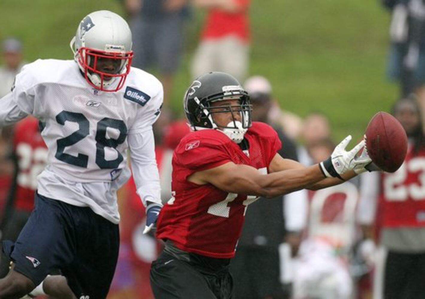 Falcons-Patriots combined practice