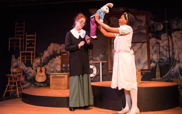 Synchronicity Theatre remounts its 2018 production (pictured above) of the popular children’s story “The Miraculous Journey of Edward Tulane,” Dec. 9-24.
(Courtesy of Synchronicity Theatre/Jerry Siegel)