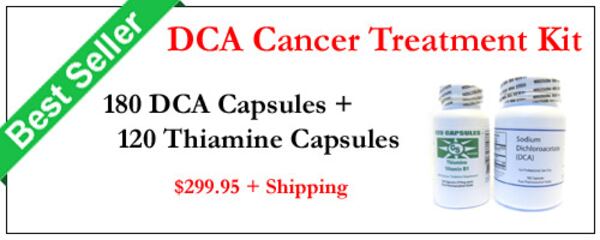  The company's website shows its "cancer treatment kit" with DCA and Thiamine