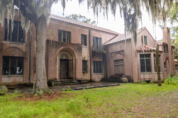 Entrance to the Torrey West House on Friday, June 28, 2024 on Ossabaw Island. (AJC Photo/Katelyn Myrick)