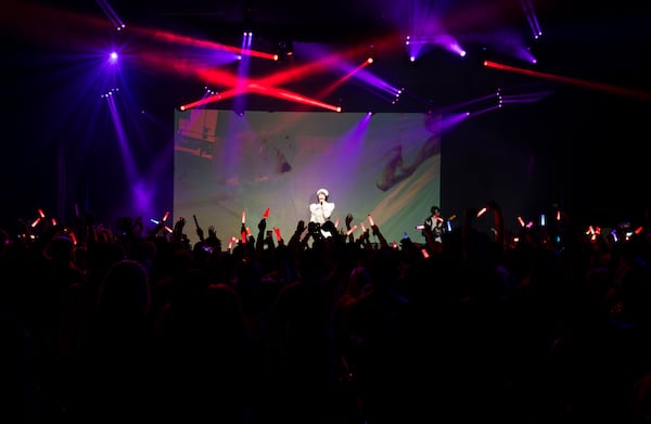 During the Starlight Idol Festival that's part of Anime Weekend Atlanta, singing and dancing take center stage. (Courtesy)