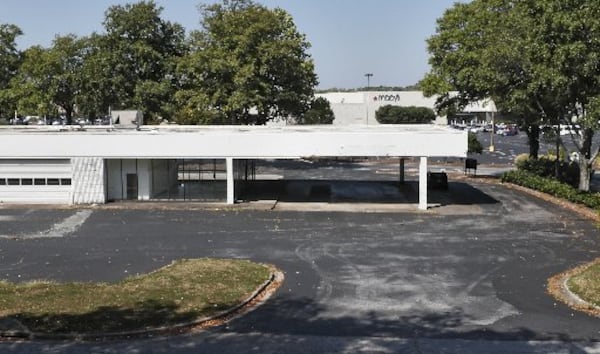 Empty stores around the perimeter of Southlake Mall show the retail challenges Clayton County is facing. There are comparably few sit-down restaurants, and few grocery options outside of Kroger. Bob Andres / robert.andres@ajc.com