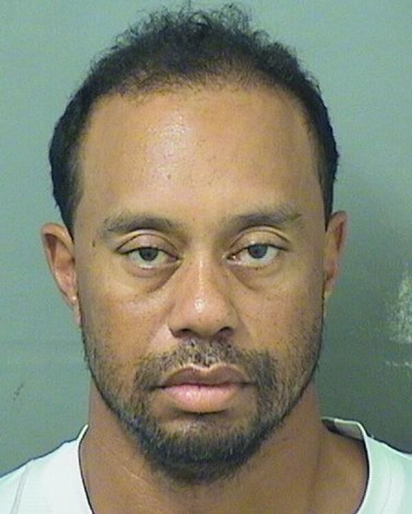 Tiger Woods mug shot. (Photo: Palm Beach County Sheriff's Office)