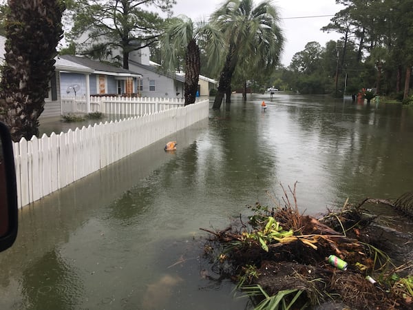 Tybee Island got swamped by Hurricane Irma in 2017.