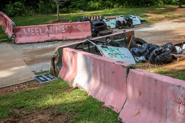 The South River trailhead at Intrenchment Creek Park was once barricaded to the public because of the "Stop Cops City protesters in the area. 