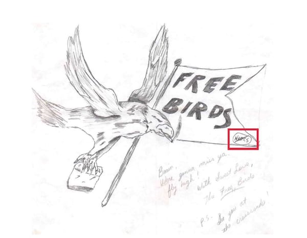 A lawsuit filed by Daryl "Lee" Clark highlights part of a drawing that he claims was altered by a Floyd County police officer investigating the 1996 death of Brian Bowling. Clark is suing the county after being exonerated in the case.