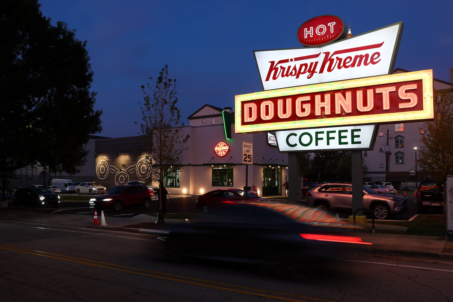 Krispy Kreme holds grand reopening