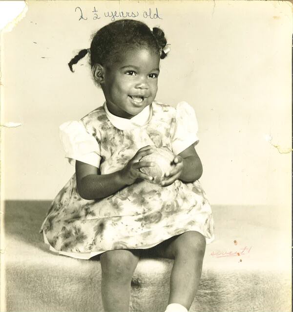 Dr. Valerie Montgomery Rice, pictured here at age 2. The Harvard-educated obstetrician and gynecologist was named president of the Morehouse School of Medicine in Atlanta in 2014.