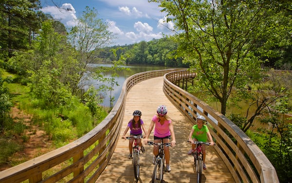 Panola Mountain State Park has a great trail for beginners.