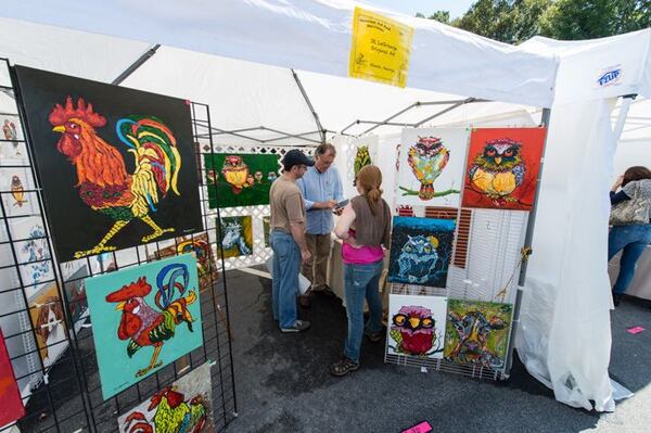 See works from over 90 artists at the Norcross Art Splash Festival this weekend.