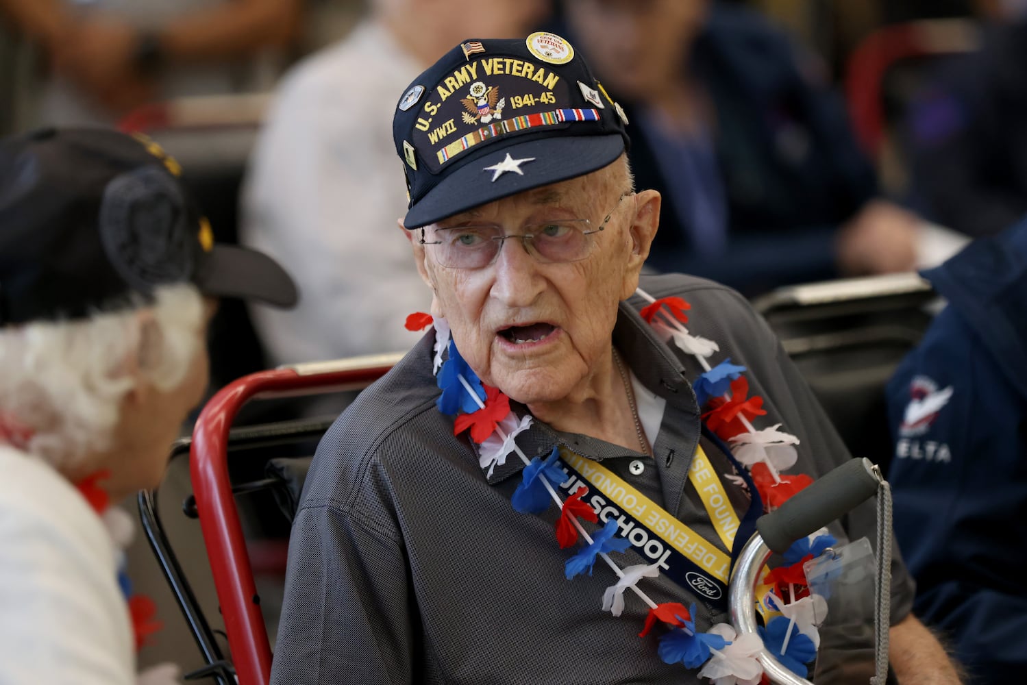 WWII Veterans Delta flight to Normandy