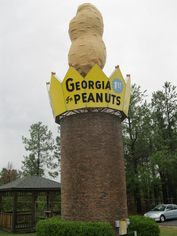 The giant peanut of Turner County, Ga., seen in better days. CONTRIBUTED