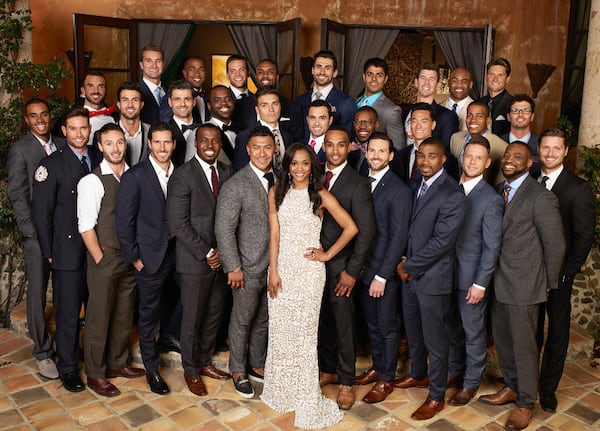 At the season premiere of “The Bachelorette,” 31 bachelors tried to impress Rachel Lindsay, the new Bachelorette.  Several have already been dismissed. Contributed by Craig Sjodin, ABC