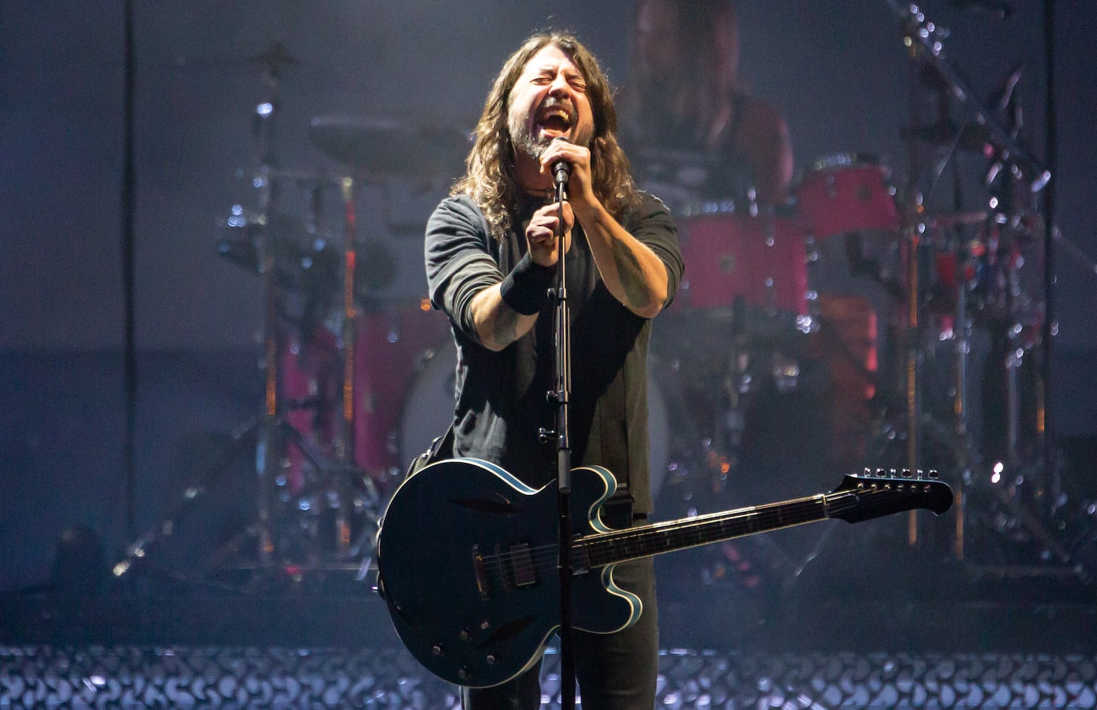 Foo Fighters perform on the first night of the Shaky Knees Music Festival in Atlanta on Friday, October 22, 2021. (Photo: Ryan Fleisher for The Atlanta Journal-Constitution)