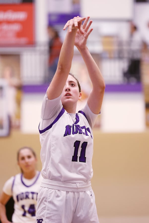 Sophia Parks is a senior forward on the North Forsyth basketball team. (Lily McGregor Photography)