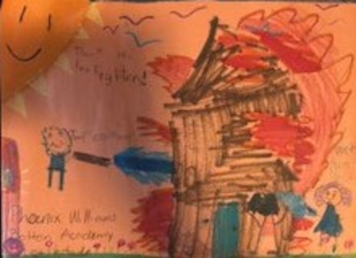 Art from the Heart: Kids thank front-line public safety workers