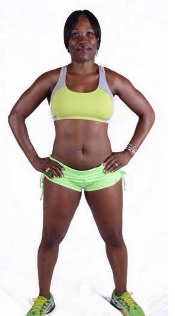 Joyce Bell weighed 158 pounds when this photo was taken in 2014.