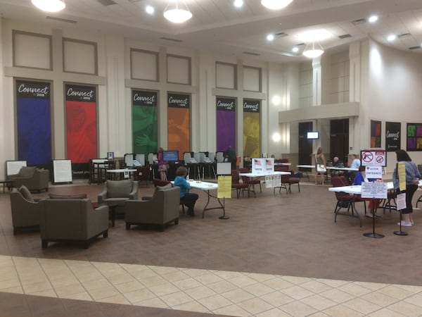 By mid-afternoon, more voters were coming out to polls in north Fulton County. Mount Pisgah in Johns Creek had 210 voters by 2:40 p.m.