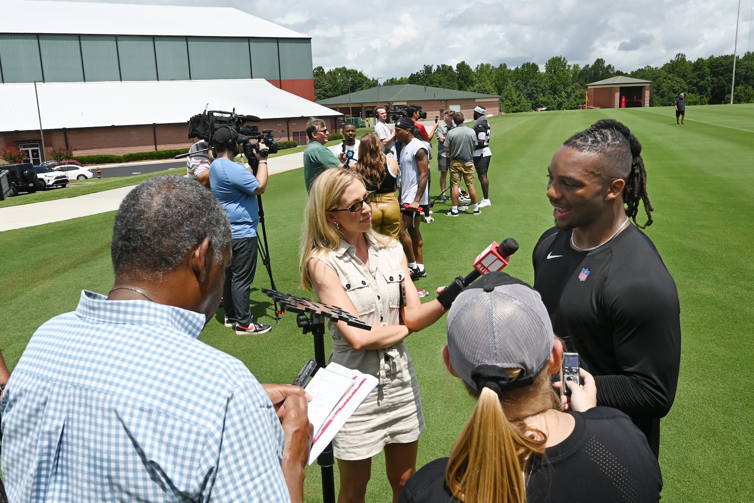 Falcons training camp - Day 1