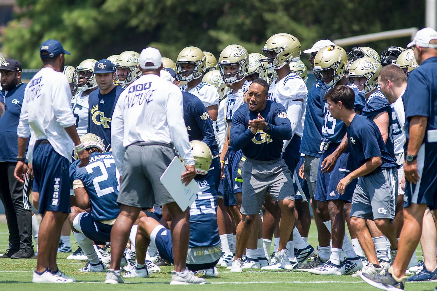 Photos: Geoff Collins’ has Georgia Tech on the field