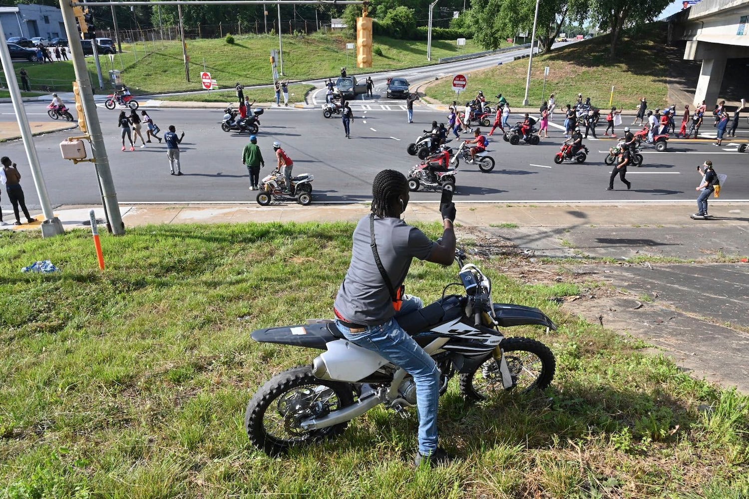 PHOTOS: Protesters gather in Atlanta over Friday’s police shooting