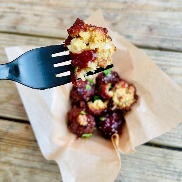 Leftover Stuffing Fritters from Red's Beer Garden. / Courtesy of Red's Beer Garden