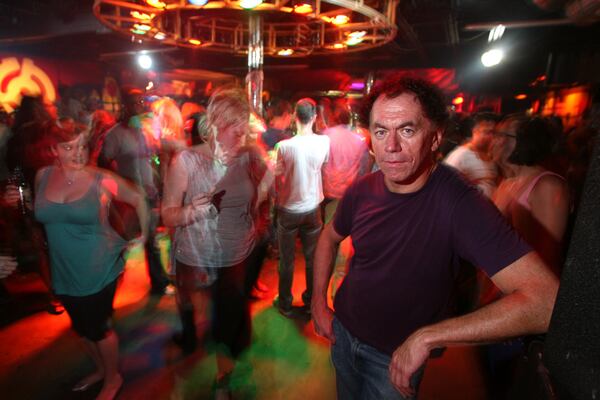 Kenny Crucial takes in the dance scene at the MJQ Concourse on June 27, 2007.  Photo to accompany a story written by Crucial about nightlife in Atlanta for the Ultimate Guide.  (JESSICA MCGOWAN/Special)