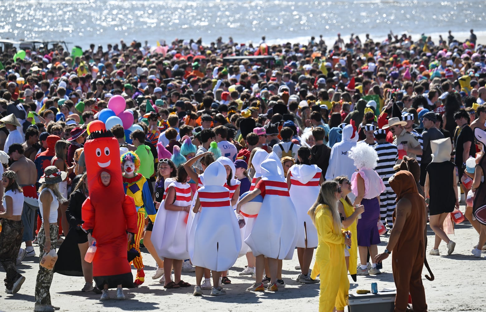 Frat Beach ahead of Georgia Florida game