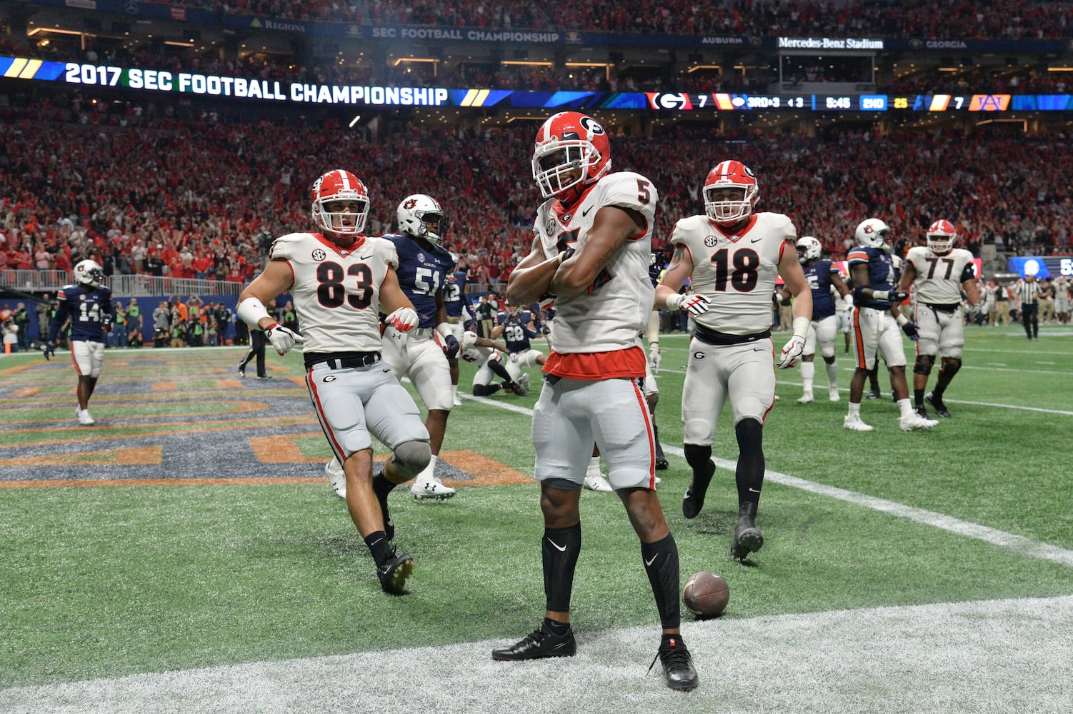 Photos: Georgia handles Auburn in rematch, wins SEC title