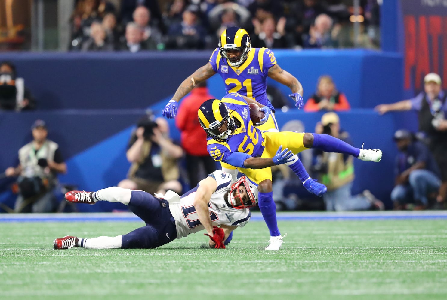 Photos: Patriots, Rams collide in Super Bowl in Atlanta