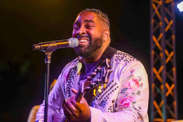 Dixson performs at the Roc Nation & Modern Luxury’s Yellow Carpet for Launch of EDITION Publication at The Ritz Carlton, South Beach on Dec. 3, 2021, in Miami Beach, Florida. (Thaddaeus McAdams/Getty Images for Roc Nation/TNS)