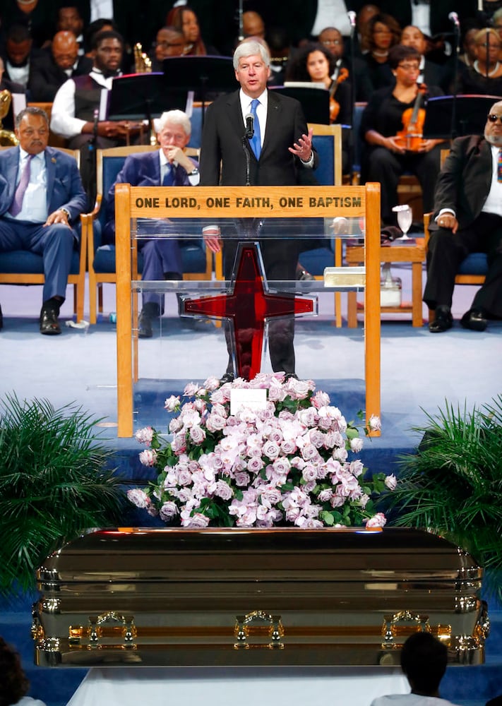 Photos: Aretha Franklin funeral