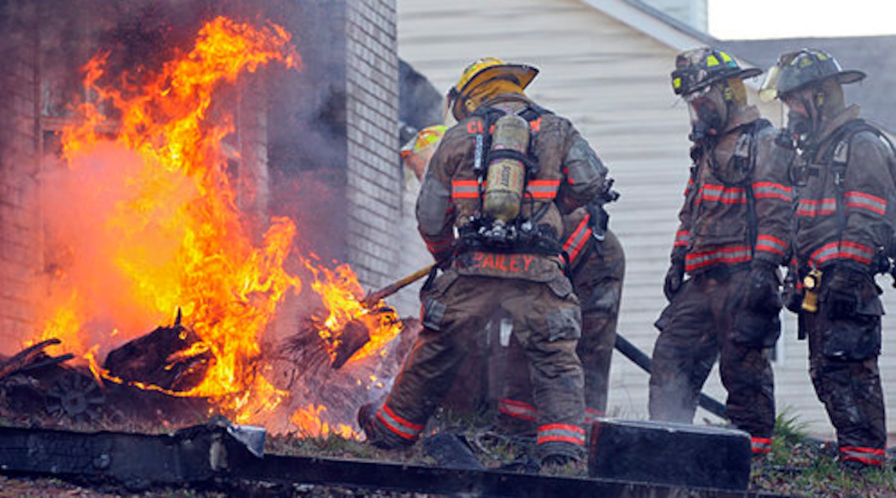 Fire destroys Clayton home