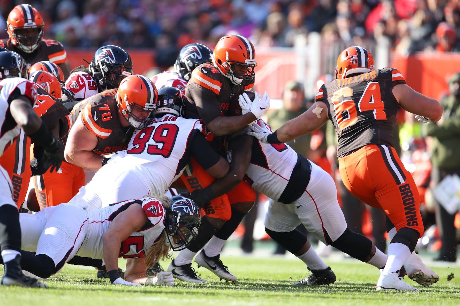 Photos: Falcons fall in ugly loss to Browns