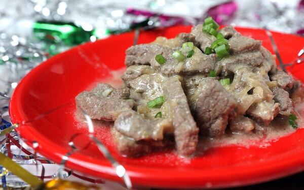 Cardamon Beef with Camelized Onion. (Laurie Skrivan/St. Louis Post-Dispatch/TNS)