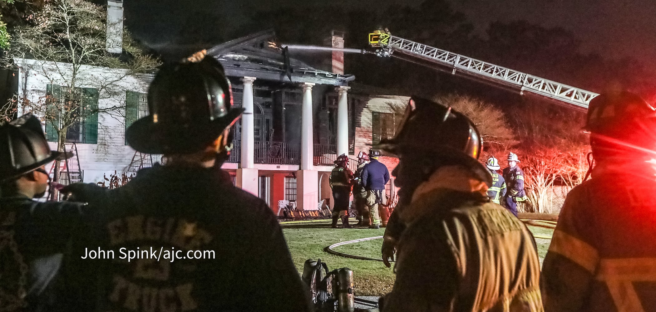 Stone Mountain Park Dickey House fire